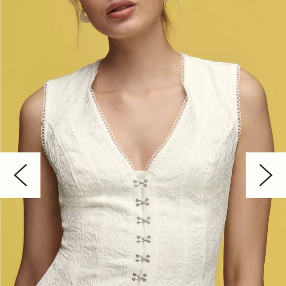 Anthropologie white dress - Picture 3 of 6